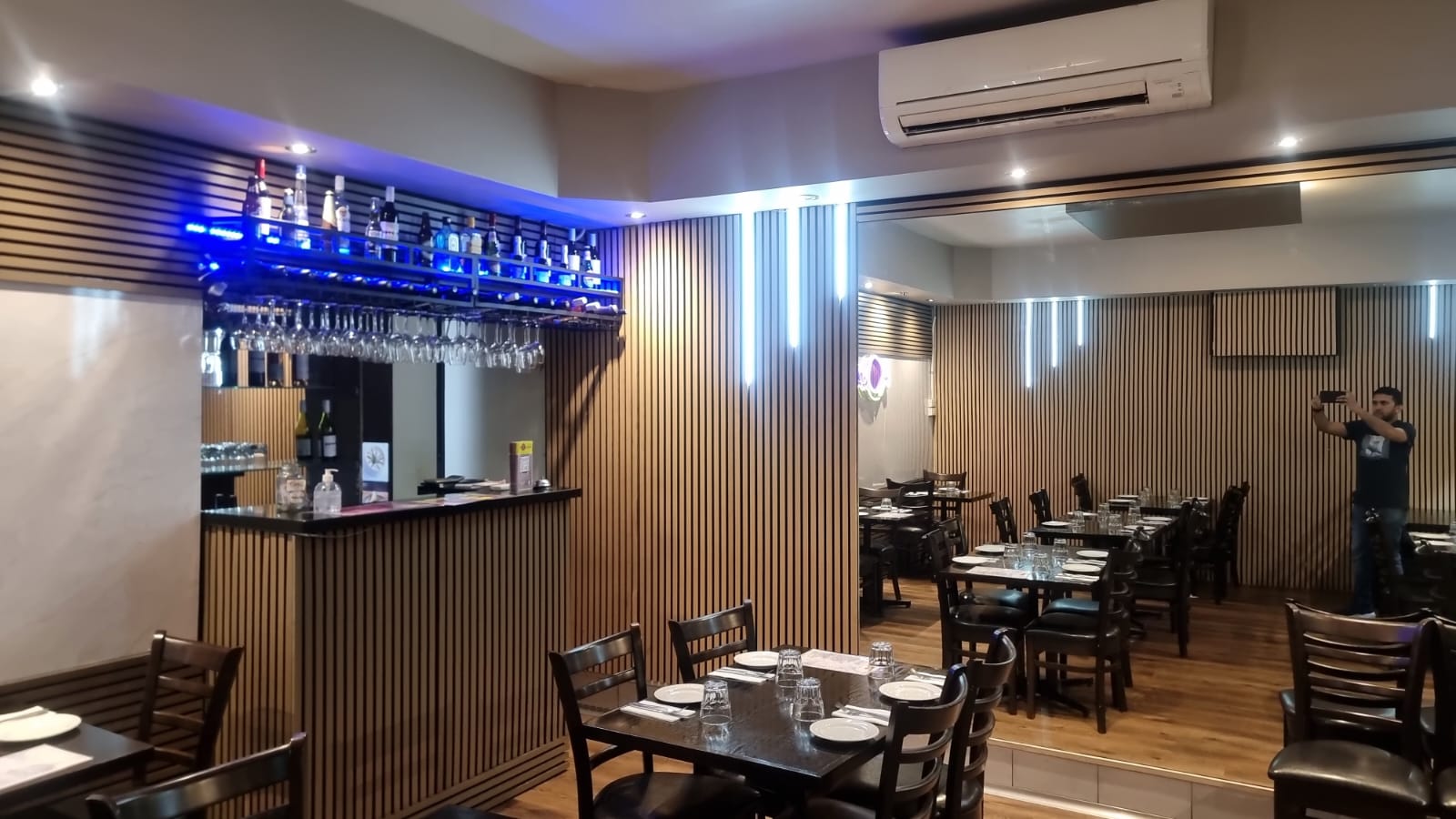 Private dining space for group bookings