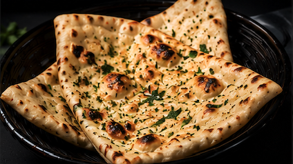 Garlic Naan at Monash Curry N Tandoor Glen Waverley