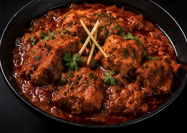 Lamb Rogan Josh at Monash Curry N Tandoor Glen Waverley